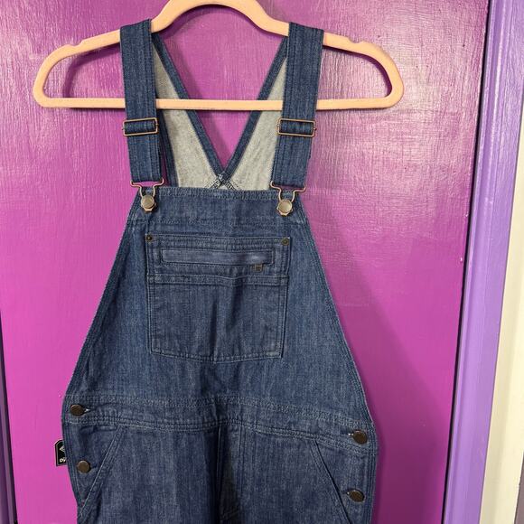 Patagonia Made in USA Denim Overalls XS Women’s Dyneema Workwear Organic Cotton - Picture 3 of 14